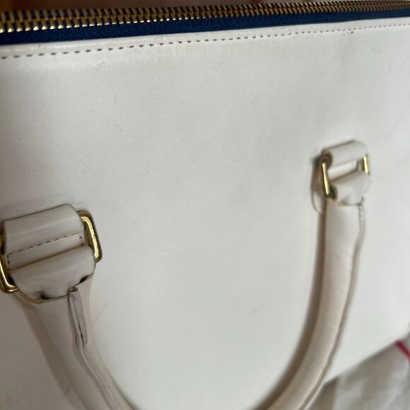 Clare V. Petite Sandrine Bag Color White Vachetta - Picture 11 of 16